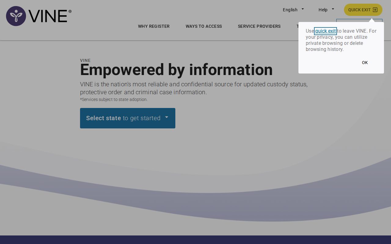 Costilla County custody release and transfer notification search